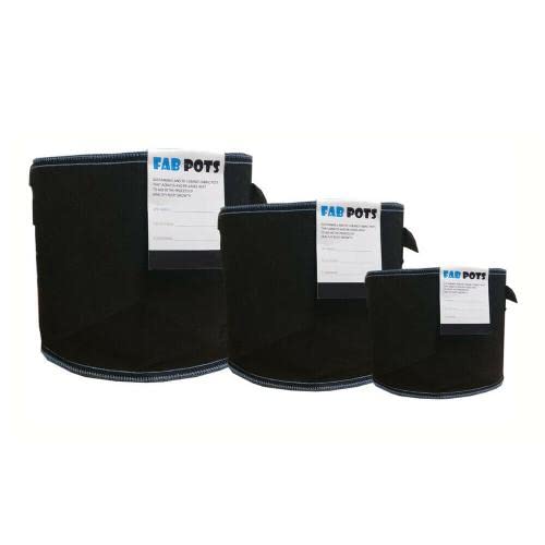 Fabric Pots 5 Gal - 18.9L Sustainable Breathable Pots With Handles (1x - Fab Pots 5 Gal - 18.9L)