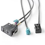 Compatibilité spécifique à BMW à 4 broches : Plug and Play pour les unités de tête BMW NBT et EVO sans modification ni codage