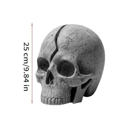 Luces de sendero Halloween con estacas resistentes y calavera de gran realismo 6