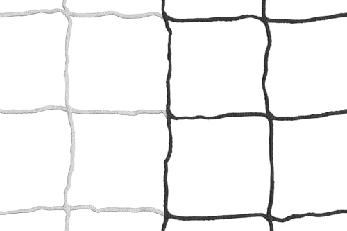 Kwik Goal 3mm Twisted Soccer Net (8-Feet X 24-Feet W X 6-Feet D X 6-Feet B), Black/White