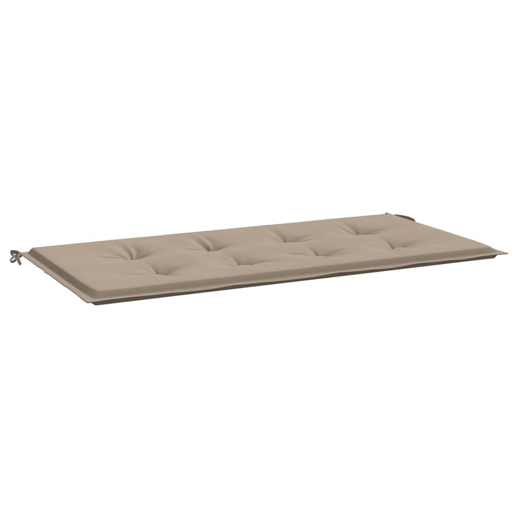 vidaXL Cojín de Banco de Jardín, Cojín de Asiento Antideslizante, Cojín de Exterior, Almohada de Silla para Patio Oficina, Tela Oxford Gris Taupe