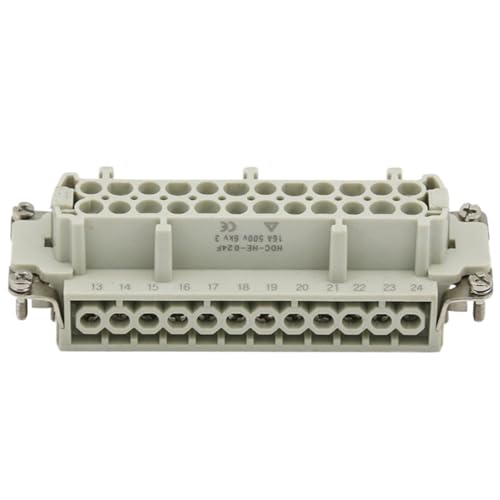 Conector pesado HDC-HE-24 24 núcleos 16A 500V miniatura 5