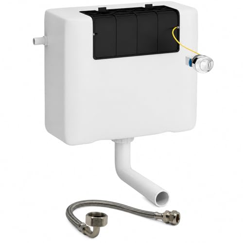 Concealed Cistern Dual Flush 3/6L Back to Wall Toilet Cistern - Hulthor