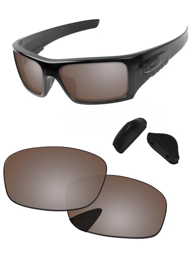 Image of Replacement Lenses & Nosepads for Oakley Si Ballistic Det Cord OO9253 61mm - Precision Fit, UV & Impact Resistant