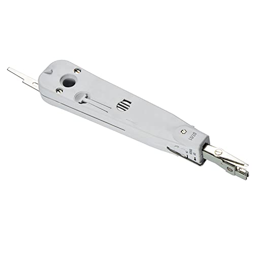 Image of XIKKART Punch Tool Crimping tool Krone Tool Impact Punchdown Tool IO insertion Tool Ratchet Type for 110 krone type Amp Modules Telephone Krone Tool Kronning Telephone Wire Junction Box (Pack OF 1)