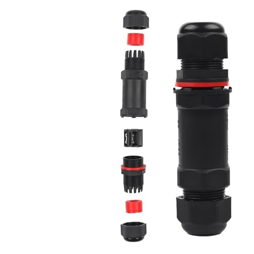 1Pcs M25 I-Type Outdoor Waterproof Connector 5Pin Sealed Electrical Terminal Adapter Quick Screw Terminal for 6-16mm Connection