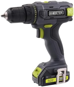 Master Mechanic ML-CD177GD-200S 20-Volt Compact Cordless Drill Kit, 3/8-In., Battery - Quantity 1