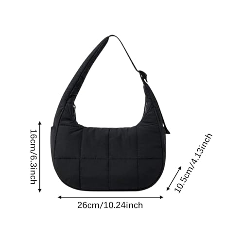 Underarm Bag Casual Quilted Tote Bag for Holiday Travel Working Dating Festival4