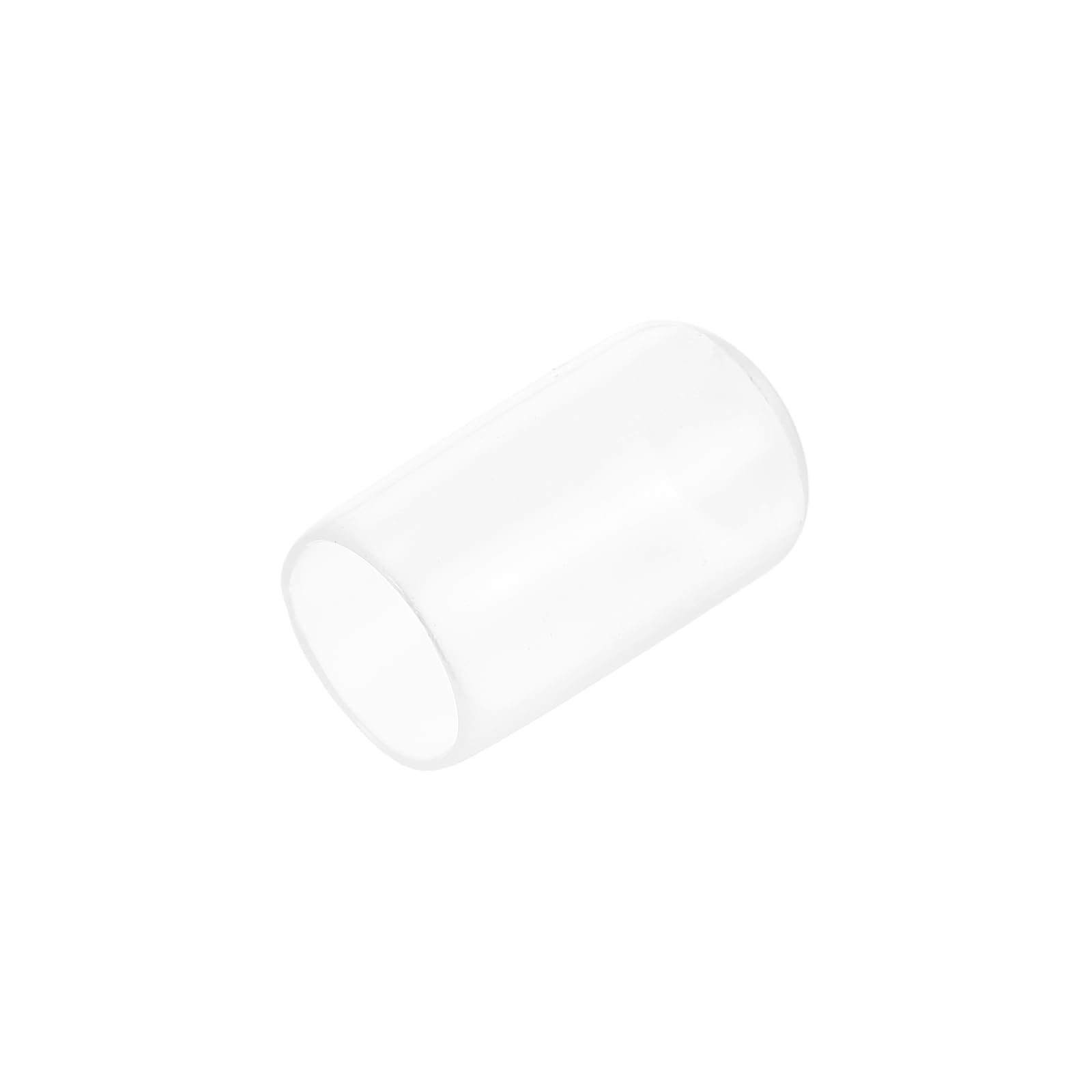 uxcell 20pcs Rubber End Caps Protective Caps 11mm ID Vinyl PVC Round Tube Bolt Cap Cover Screw Thread Protectors, Clear
