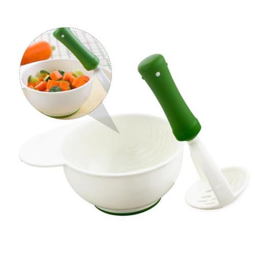 ibasenice 1 Conjunto Tigela De Moagem Moinho De Alimentos Tigela Moedor De Suplemento Alimentar Tige