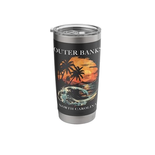 Outer Banks North Carolina Stainless Steel Insulated Tumbler