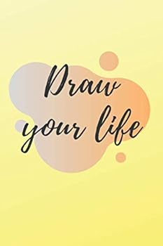 Unicorn Notebook ~ Draw Your Life Yellow Color : Lined and Blank Notebook / Journal Gift, 100 Pages, 6x9, Soft Cover, Matte Finish