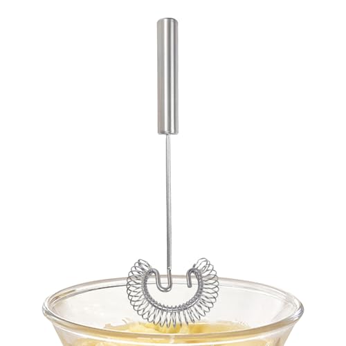 Batidor de Huevos,Mezclador De Mano Pequeño - Varillas de Alambre para Cocinar Huevos y Salsas - Para Remover Cocinar Batir Montar Cocina Hogar Picnic Camping Hornear Chefs Panaderos
