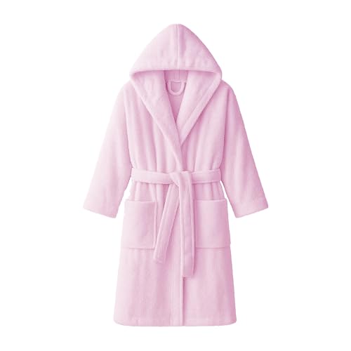 Dorian Home - Accappatoio Uomo e Donna in Spugna con Cappuccio, Tasche, Cintura a Passanti e Gancio in Cotone 100% di Alta Qualità, Durevole e Resistente, Morbido, Assorbente e Lavabile in Lavatrice