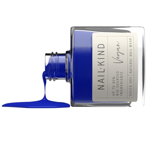 NAILKIND Blue Nail Polish - Ink Me - High-Gloss Nail Varnish - Vegan Nail Lacquer + Peta Certified + Cruelty Free - Quick Drying & Long Lasting - Chip Resistant Manicure - 8ml - Image 6