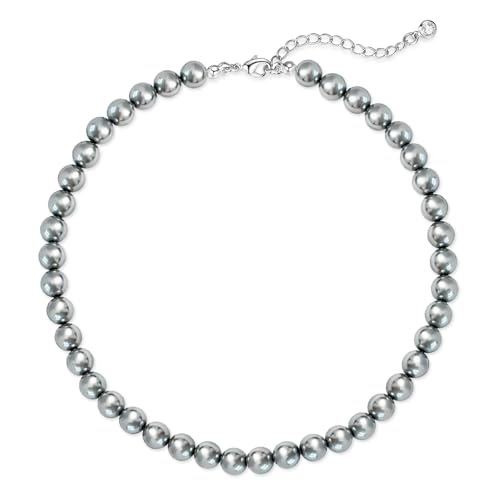 Image of Zeffy Pearl Necklace 4MM /6MM /8MM Dainty Round Imitation Pearl Choker Necklace Wedding Pearl Necklace Delicate Jewelry for Women Simple Bridesmaid Jewelry Gifts