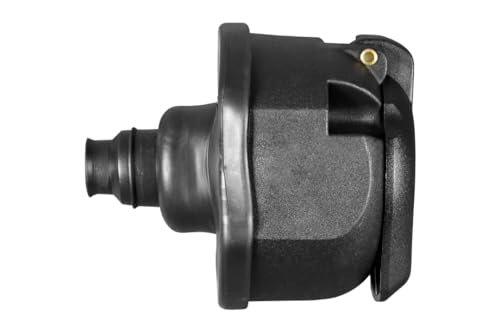 HELLA 8JB 005 949-011 Steckdose - 13-polig - mit Nebelschlussleuchtenabschaltung - Stecker: Schraubkontakt - schwarz