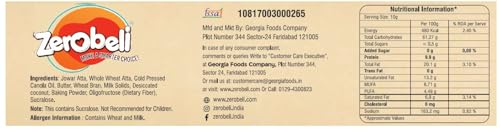 Image of Zerobeli Jowar Sugar Free Biscuit Combo | Jowar Atta 325g & Jeera 375g | 100% Wholegrain, No Palm Oil | Guilt-Free Healthy Snack | Diabetic Friendly | Crunchy | No Refined Sugar | Wholesome Taste
