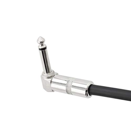 EXCEART Guitarra Patch Cable Cabo de Áudio Instrumento Instrumento Musical Acessório- 15 Centímetros