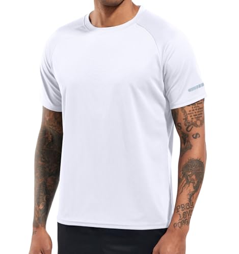 Image of Men's Quick-Dry Sportswear T-Shirts,4 /6 Pack Breathable Moisture Wicking Gym Tops for Training & Workout,Short Sleeve Tees