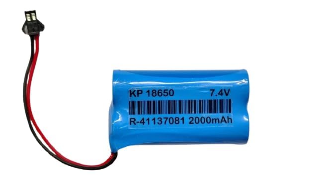 KP 7.4V 2000mAh Rechargeable Battery, 2-Pin Connector, for RC Cars and Toys-image-5