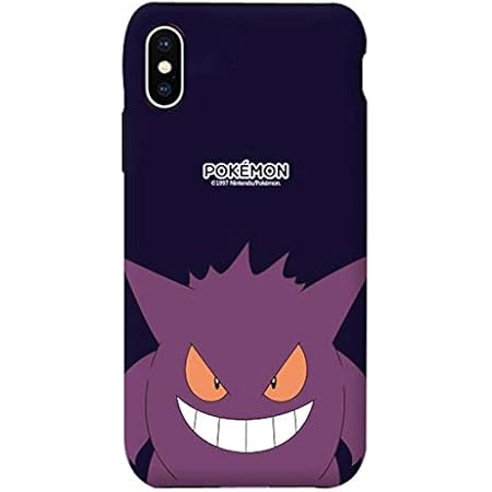 Amazon グルマンディーズ ポケットモンスター Iphone12 12 Pro 6 1インチ 対応 ハイブリッドガラスケース ゲンガー Poke 684c ネイビー グルマンディーズ 家電 カメラ