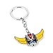 JIAORLEI Herren Schlüsselanhängermazinger Z Metall Schlüsselanhänger Ufo Roboter Grendizer Logo Anhänger Halsband Auto Schlüsselanhänger Frauen Jungen Fans Schmuck Geschenk