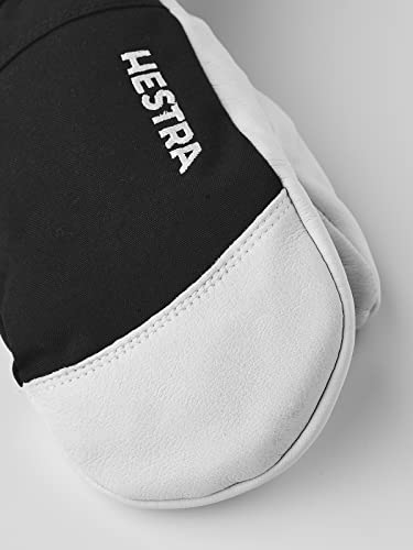 Hestra Army Leather Heli Ski Junior - Waterproof, Insulated Classic Leather Snow Mitten For Winter, Skiing, Playing In The Snow For Kids And Youth, Black, 7 #TOP1