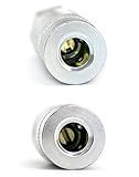 QWORK® 10Pcs Air Line Connectors 1/4" BSP, Couplings Connector Male Female and Male Fittings - Image 5