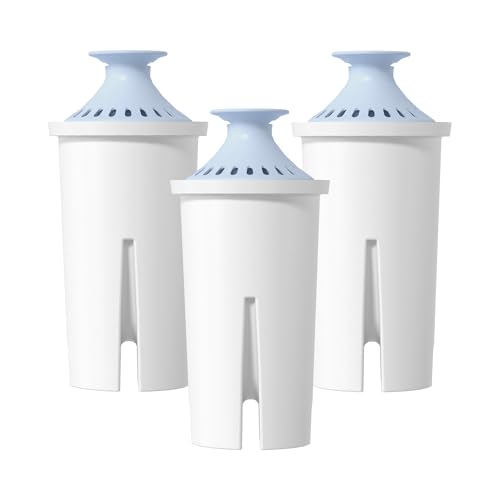 Image of Overbest Alkaline Water Filter Replacement for Brita Filter, 3 Pack