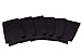 QualityPerfection Slim Can Cooler Sleeves, Beer/Energy Drink Blank Skinny 12 oz Neoprene Coolie, Thermocoolers for 12 oz Tall Skinny Beverage - 6 PACK (Black)