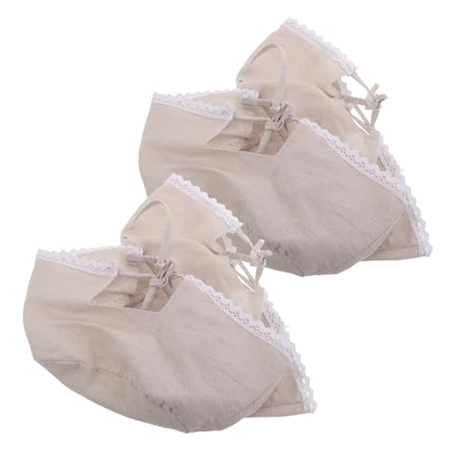 WRITWAA Forro de Tela para Cesta de Mimbre 4 Piezas Reutilizable Lavable Insertos Ajustados para Cestas de Picnic Decoración Rústica y Boho Compatible Alambre
