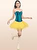Women's Bustier Corset Top Sexy Lingerie Sets Peac... #5