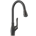 Oil Rubbed Bronze Kitchen Faucet with Pull Down Sprayer, Lava Odoro Bronze Kitchen Sink Faucet with Magnetic Docking Spray 3-Function, Brass Faucet for Kitchen Sink 1 Hole and 3 Hole, KF271-ORB