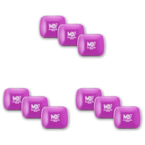 Image of Impact Mints sugar-free Mints Blackcurrant Flavor (Pack of 9) 14g each, for everlasting & pleasant breath, product of Germany, pocket friendly mints in classictin packaging