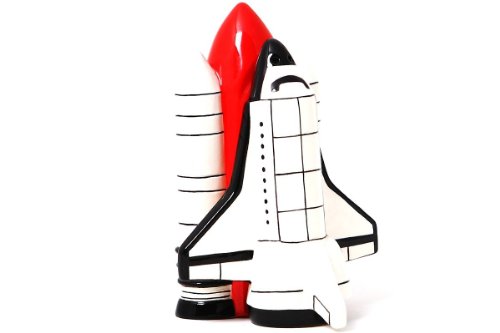 Salière poivrière navette spatiale Pacific Giftware en céramique fine