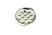 Stainless Steel Snail Mushroom Escargot Plate Dishes 12 Compartment Holes