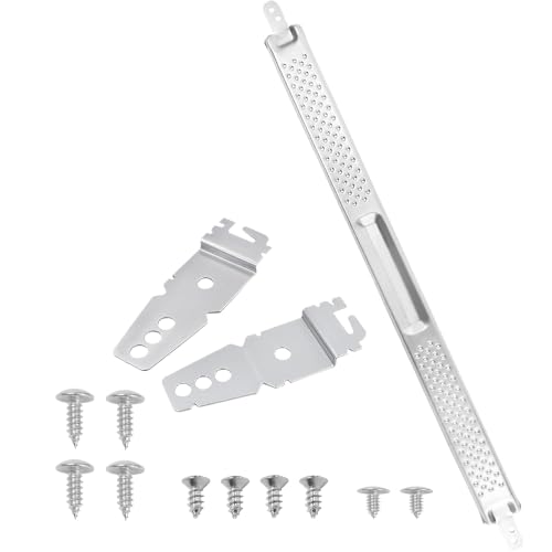W10426979 24 Inch Dishwasher Mounting Bracket Kit with 8269145 Screws for Granite Quartz Marble Compatible with Whirlpool KitchenAid Maytag Replaces AP5607641 AH3632890 EA3632890 PS3632890 231179