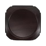 Artibetter Base de Madera Maciza para Jarrón Oriental Redonda, Soporte para Bonsáis y Bolas de Cristal, Diámetro Interior 7,3 Cm, Lado 10 Cm, Pedestal Decorativo Multifuncional para Hogar