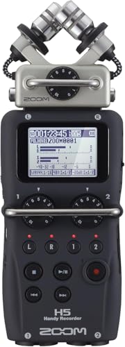 Image of Zoom H5 Handy Recorder Bundle with APH5 Accessory Pack with Remote Controller, USB-Type AC Adapter and Hairy Windscreen (H5 + APH5 Accessory Pack)