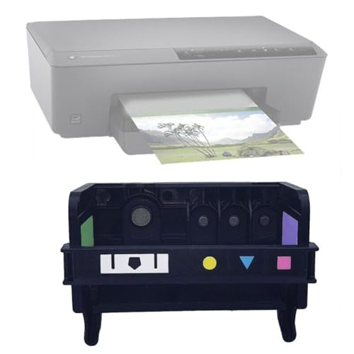 Getdoublerich Cabezal de impresión para HP 7500 7500A 6500 6500A 6000 7000 920, ABS + boquilla de cabezal de impresión de metal de repuesto para impresión en color claro y blanco y negro, probado
