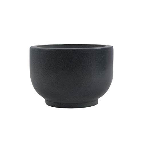 Kaizen Casa Stone Mortar And Pestle, For Grind Spices, Powder Pesto, Mash Herbs, Crush Pills, Regular Size (3.75"X2.75" Mortar, 5" X1.5" Pestle) #TOP1