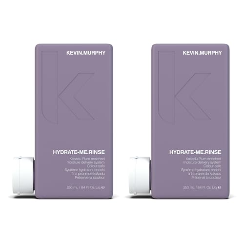 KEVIN.MURPHY HYDRATE-ME.RINSE - Moisturising Conditioner - For Normal & Dry Hair - Hair Repair - Colour Safe Conditioner - With Antioxidant Blend & Kakadu Plum - 250 mL / 8.4 fl oz (Pack of 2)