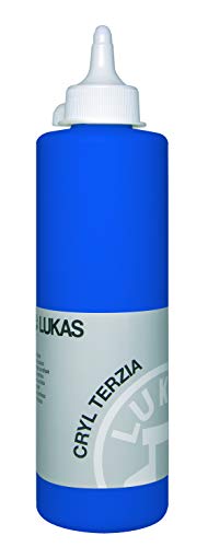 LUKAS CRYL TERZIA 500 ml – Peinture acrylique de qualité étude – Couleur bleu outremer.