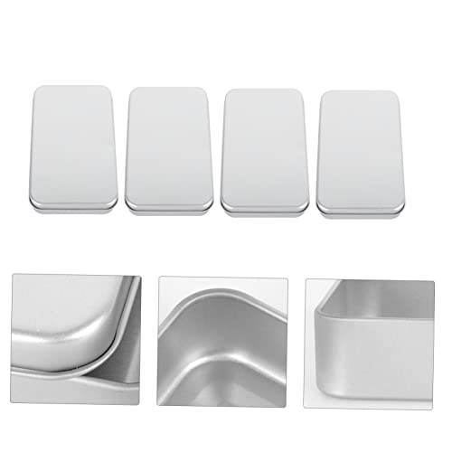 Ciyodo 8 Pcs Card Storage Box Small Storage Container Containers With Lids Cookie Containers With Lids Small Hinged Tin Tin Box With Lid Game Cards Box Rectangular Cards Canister Mini Box #TOP1