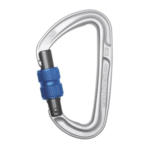 Singing Rock Colt Locking Screw Gate Carabiner Anodized Cover