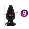 BDSMJOY Große Analplug Buttplug Analkugeln Analspielzeuge Fisting Sexspielzeug Analdehner Anal Expander erotisches Sex Spielzeug für Paare Frauen Männer extrem Sex (Schwarz, S) #3
