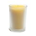 Bluecorn Beeswax 8.5oz 100% Pure Raw Beeswax Glass Candle (Frosted, 1)
