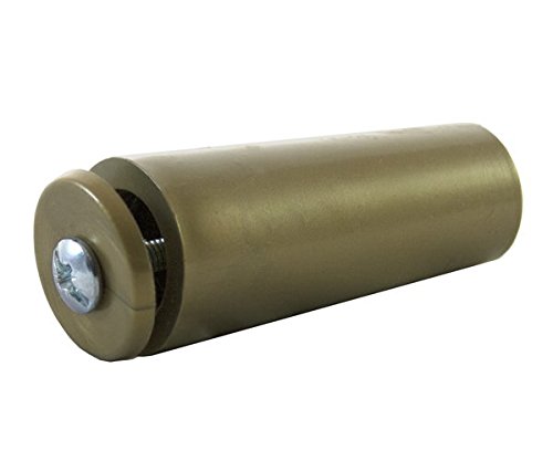 Sysfix Tope para persiana TP 55 Bronce (Caja de 12 Unidades con Tornillo y arandela), 5.5x2.4x2.4 cm Cover