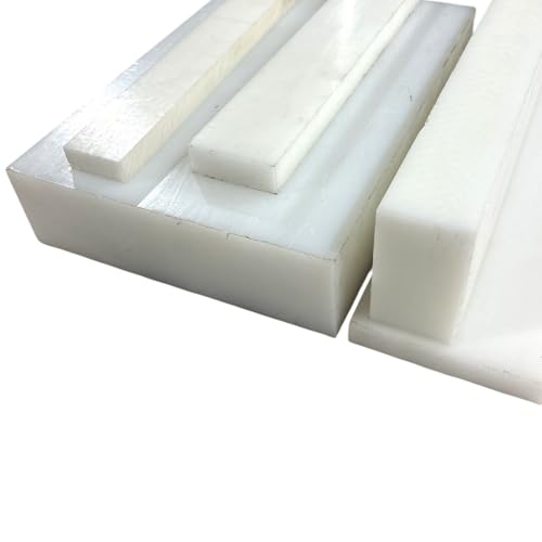 1" x 1-1/4" x 36", UHMW Plastic Bar, Sheet, Plate, White